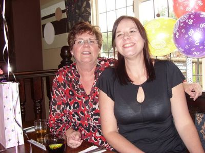 Jaqueline and Emma Aunty Pearls 80th Birthday Black Horse Illey 02 09 2012
