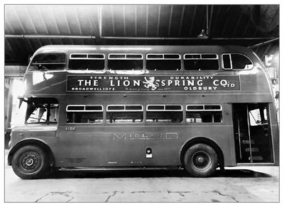 Bus Advertisement For The Lion Spring Company C  1964  The Company Was Founded In 1895 And I Believe Were Based In McKean Rd 
