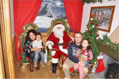 Mel - Daniel - Harrison and Georgia Law - With Santa
