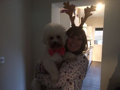 Rebecca Bowser and Casper
