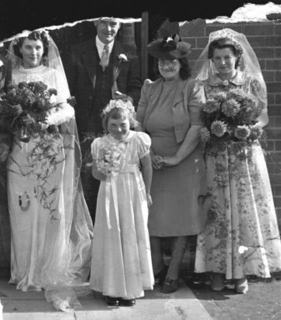Audrey Benson at Connies Wedding

