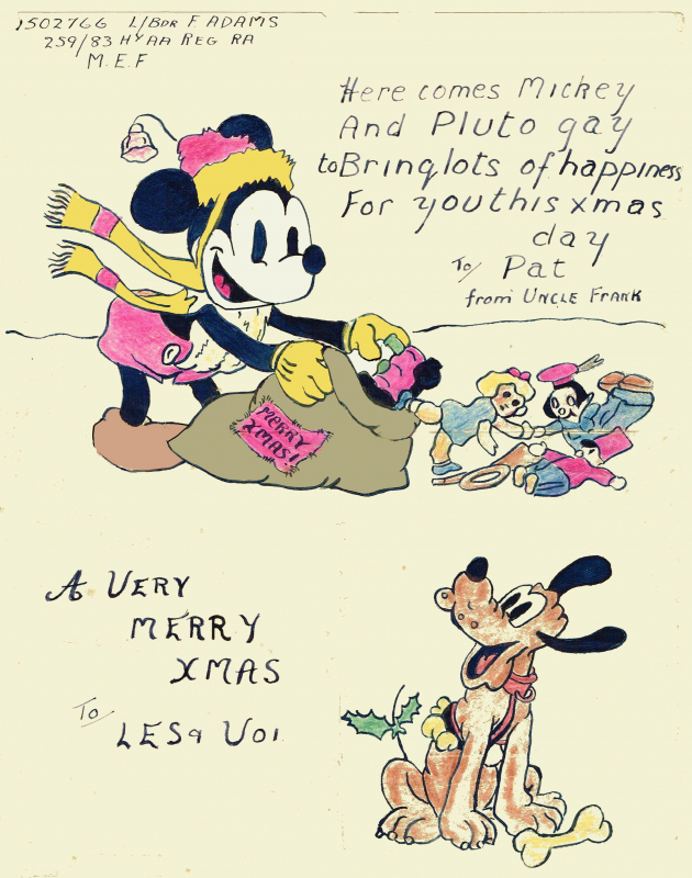 Xmas Letter From Frank to Les and Vi Filtered
