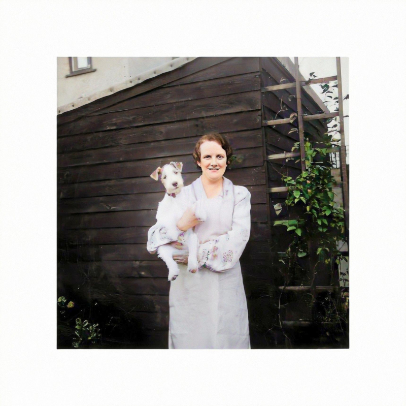 Doris E Roddis and Dog - Tinted
