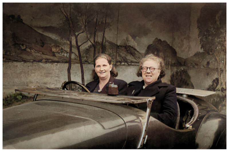 Ethel Dorothy Green and Her Sister
