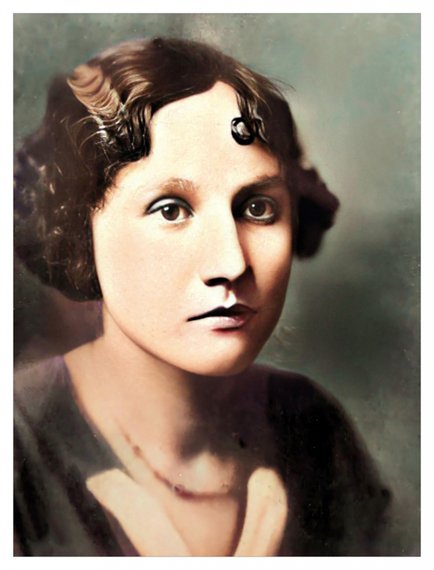 Florence Reynolds (nee Wasley) 1916-1974 coloured
