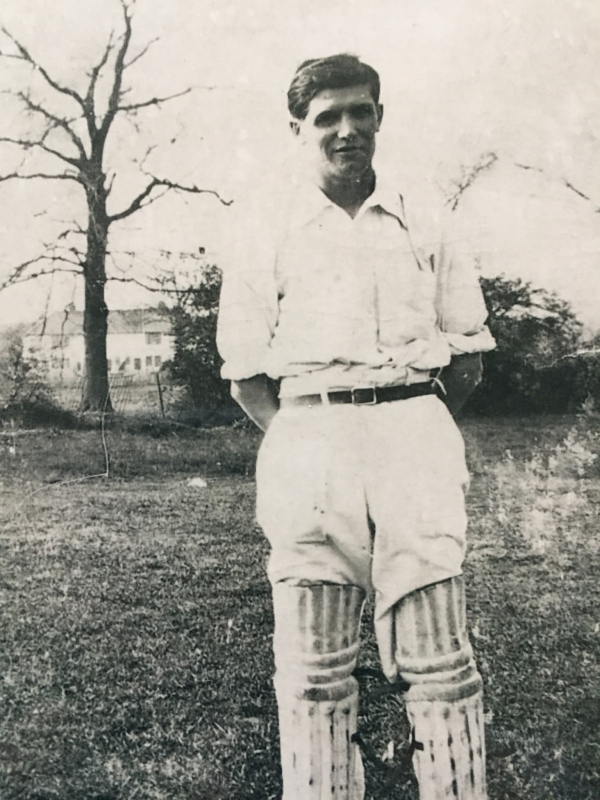 The cricketer
