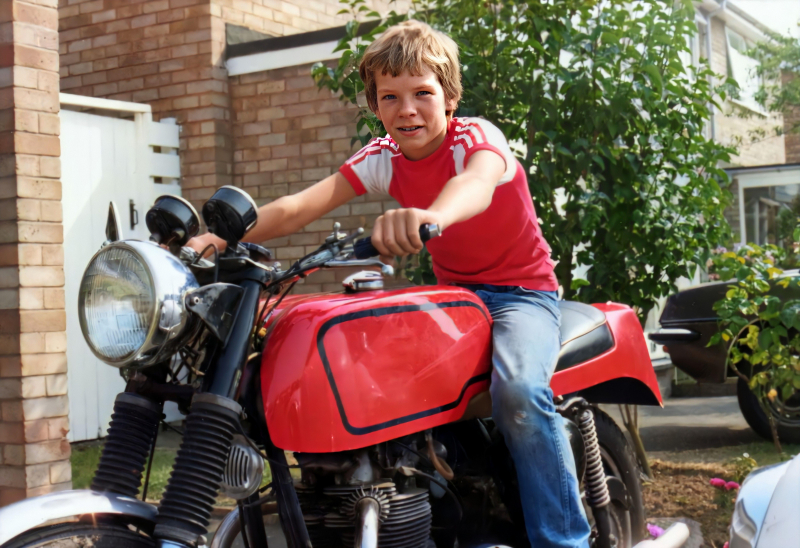 Tony Adams -Franks son on his BSA Starfire-Color-Restored-Enhanced-Enhanced
