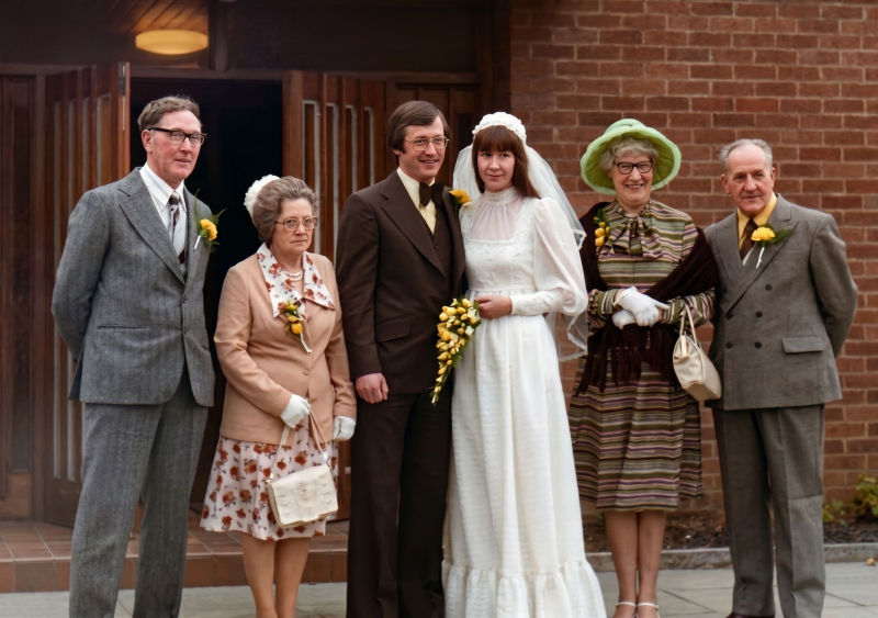 Bob and Pauline Adams Wedding
