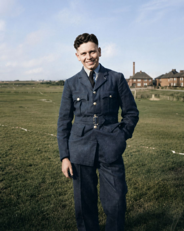 Dad - RAF uniform - Looks Like Birchfield Lane - Copy
