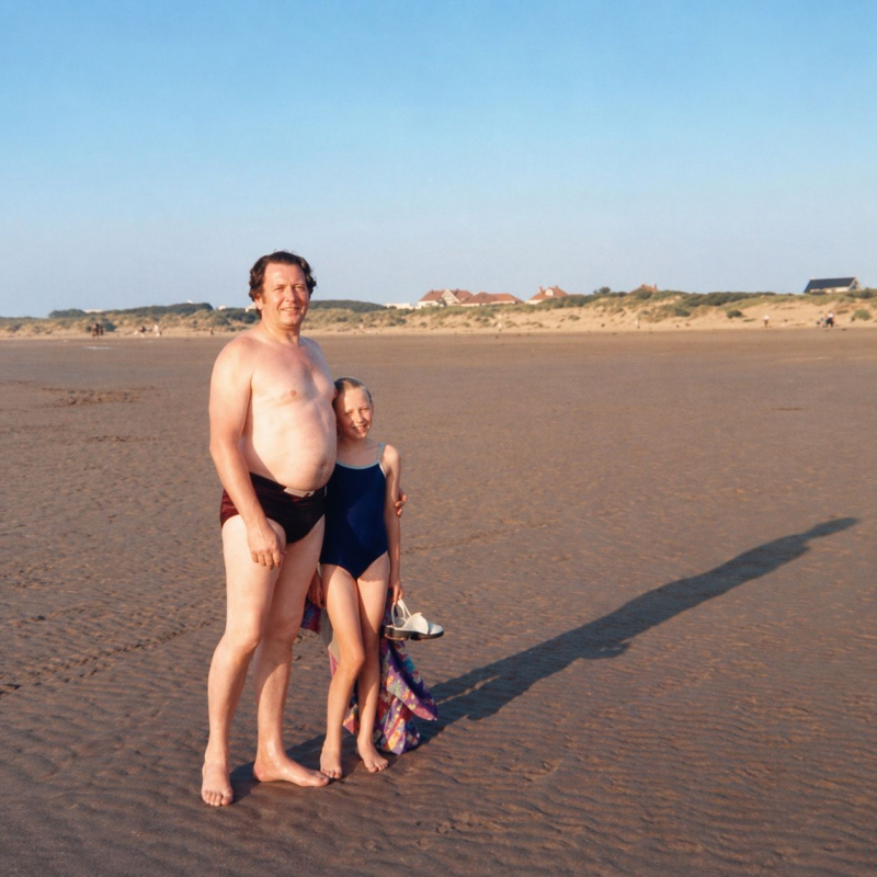 Dad and Sue - Beach
