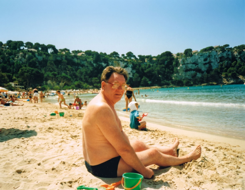 Dad with his bucket and Spade
