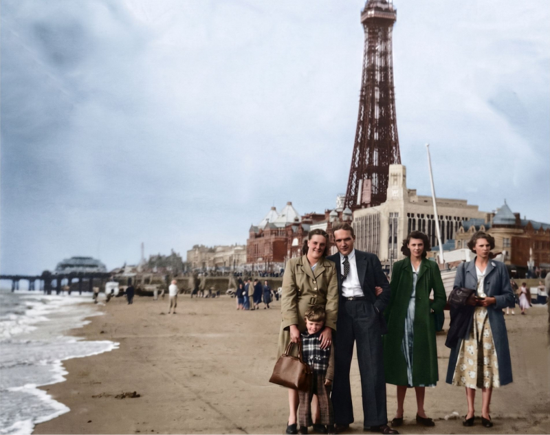 Doreen - Cliff - Michael - Janet - Pat - Blackpool 2
