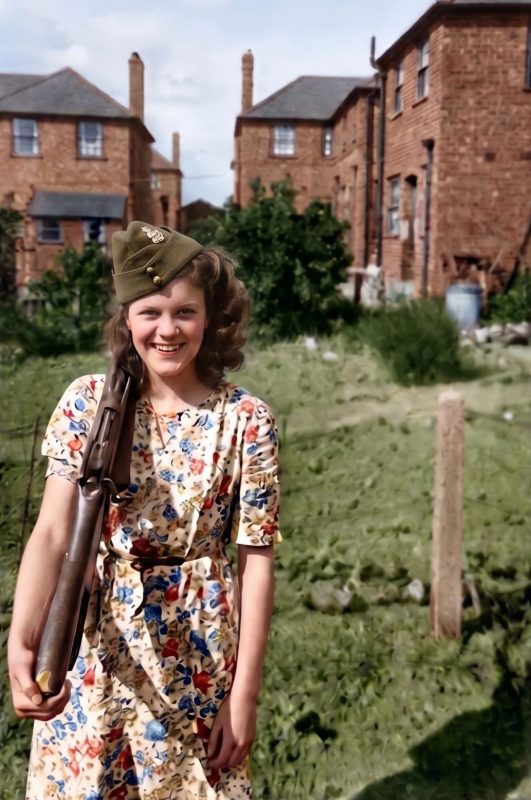 Doreen Adamsin Rear Garden Of 55 Macmillan Road Rowley Village - Mid 1940s
