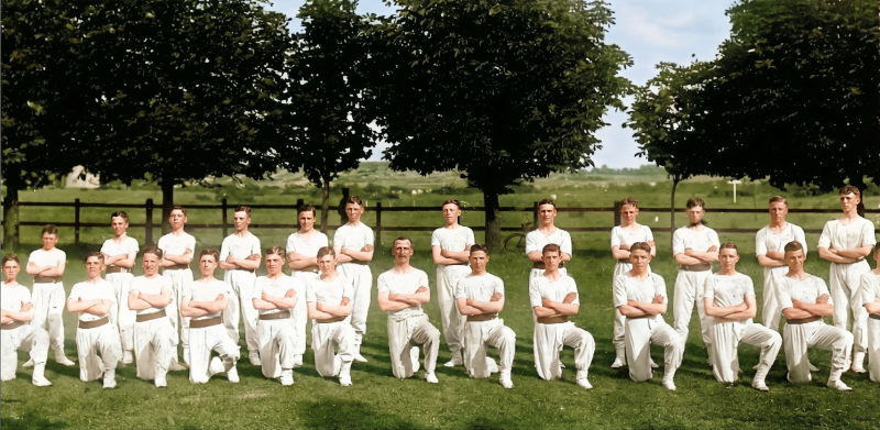 Edward William Malcolm - Gym - Fourth Boy From Left Kneeling

