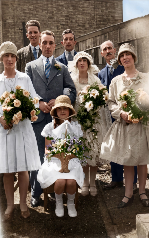 George Hupfield and Edith Malcolm Marriage 2
