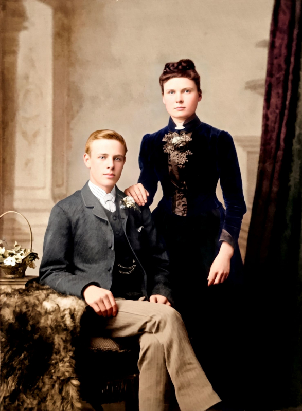 George Neale and Hanna Elizabeth Hall
