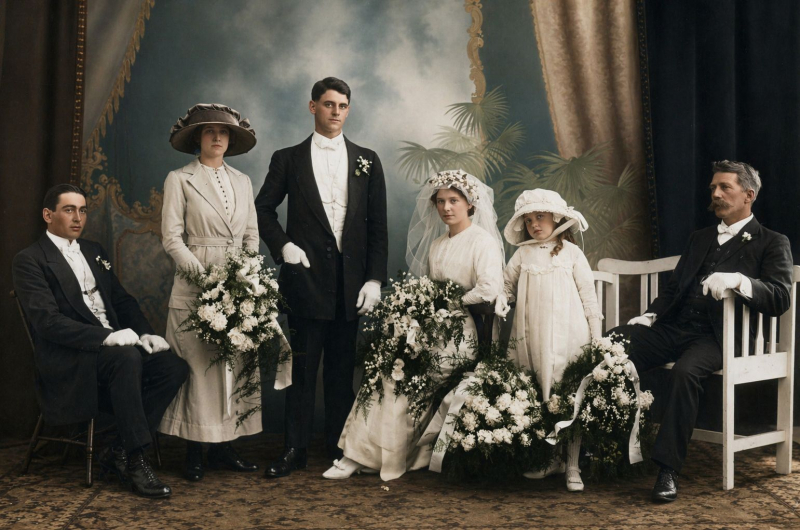 George and May Wedding 1
