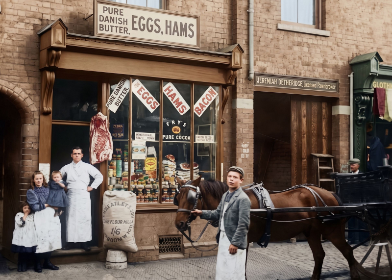 Herbert Gadd Grocers - High Street Blackheath - c1910
