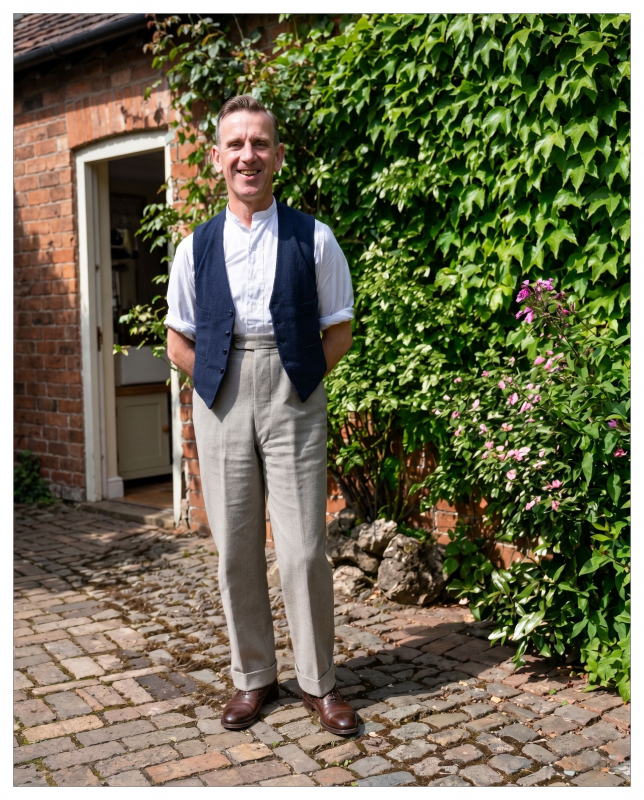 Mathew Edward ( Ted) Siviter in garden of 50 Hawes Lane 1
