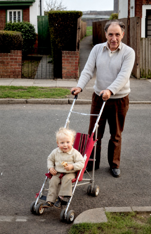 Ronald Benson and Adam - In Pushchair - 1
