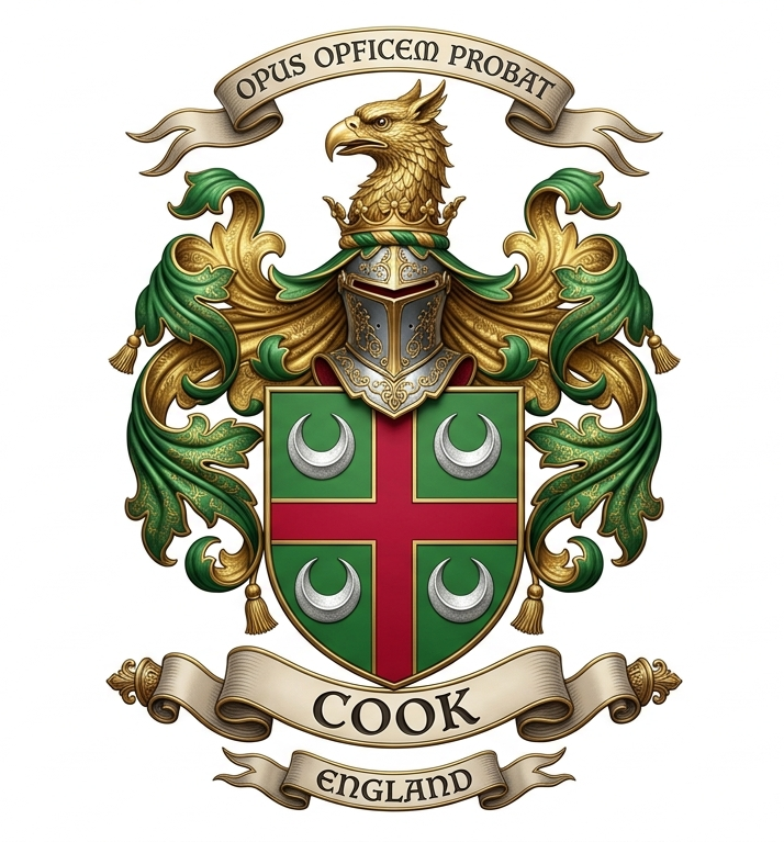 Cook Family Crest - 2
