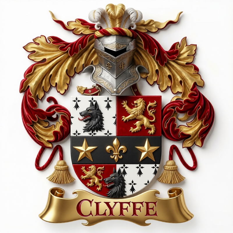 Clyffe Family Crest - 1
