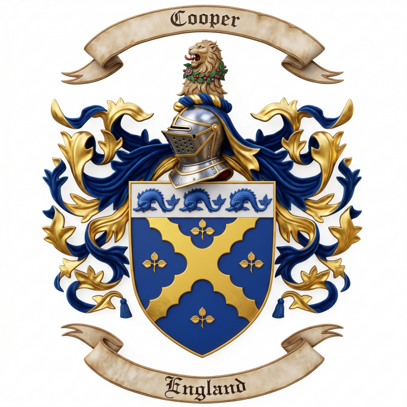 Cooper Family Crest - 2
