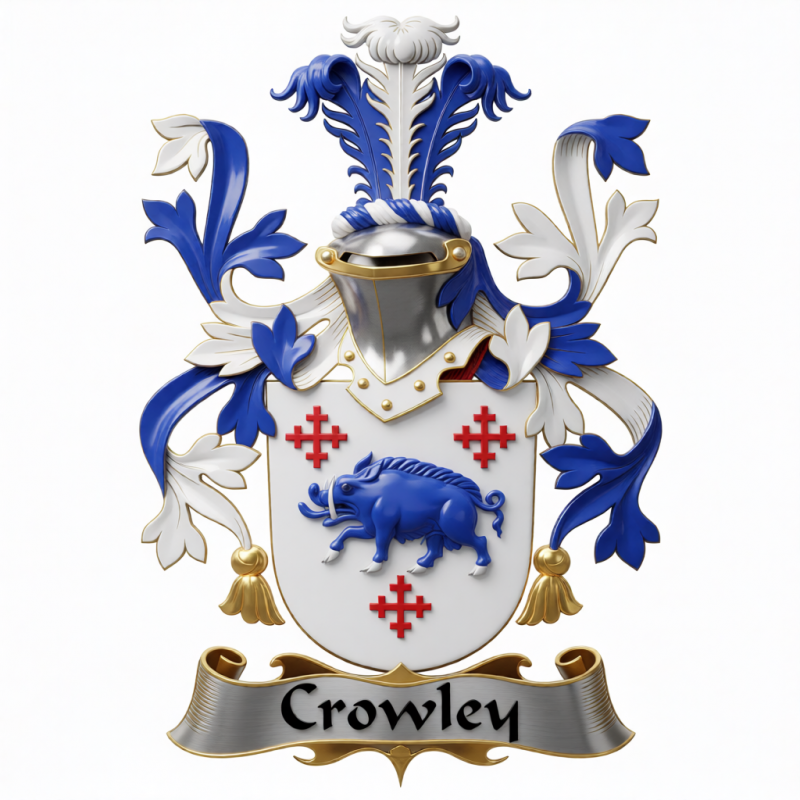 Crowley Family Crest - 4
