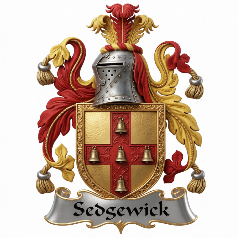 Sedgewick Family Crest - 2
