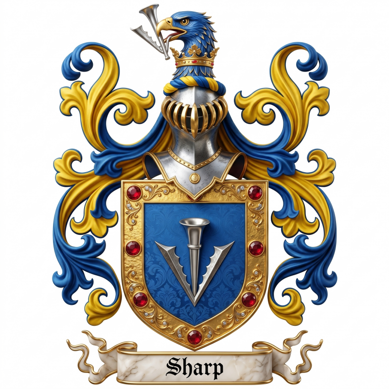 Sharp Family Crest 1
