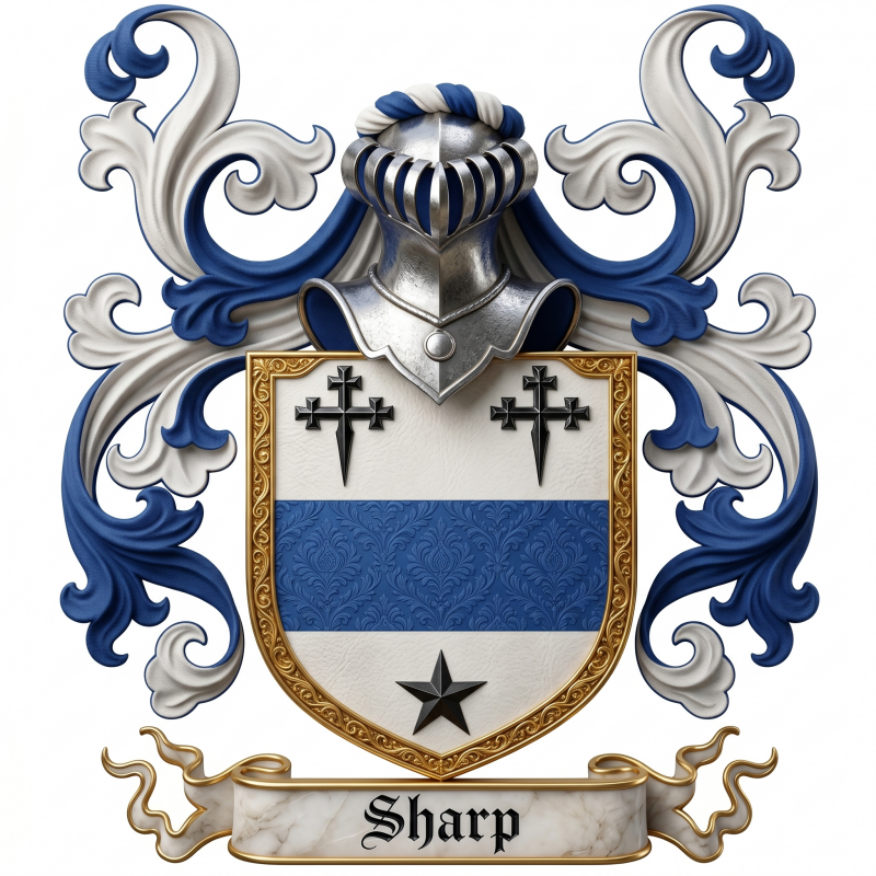 Sharp Family Crest 2
