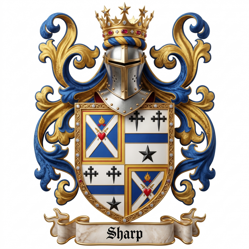 Sharp Family Crest 3
