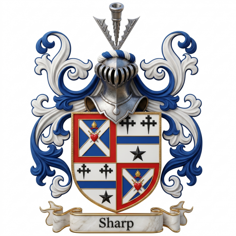 Sharp Family Crest 4
