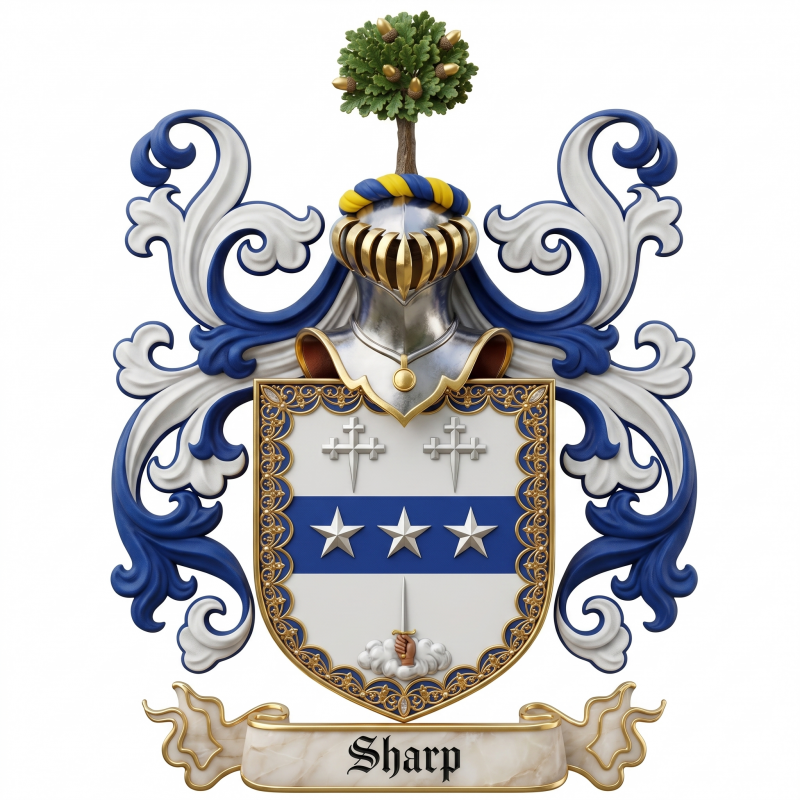 Sharp Family Crest 5
