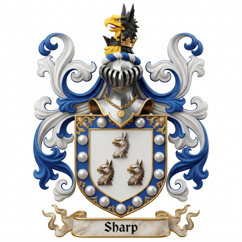 Sharp Family Crest 8
