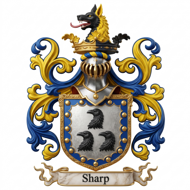Sharp Family Crest 9
