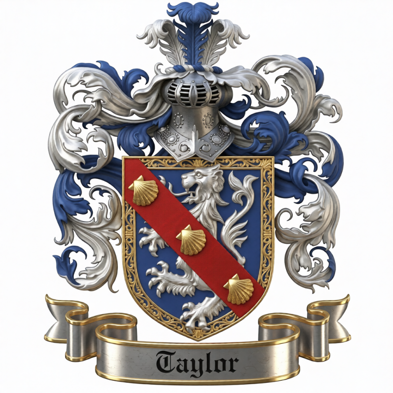 Taylor Family Crest - 1
