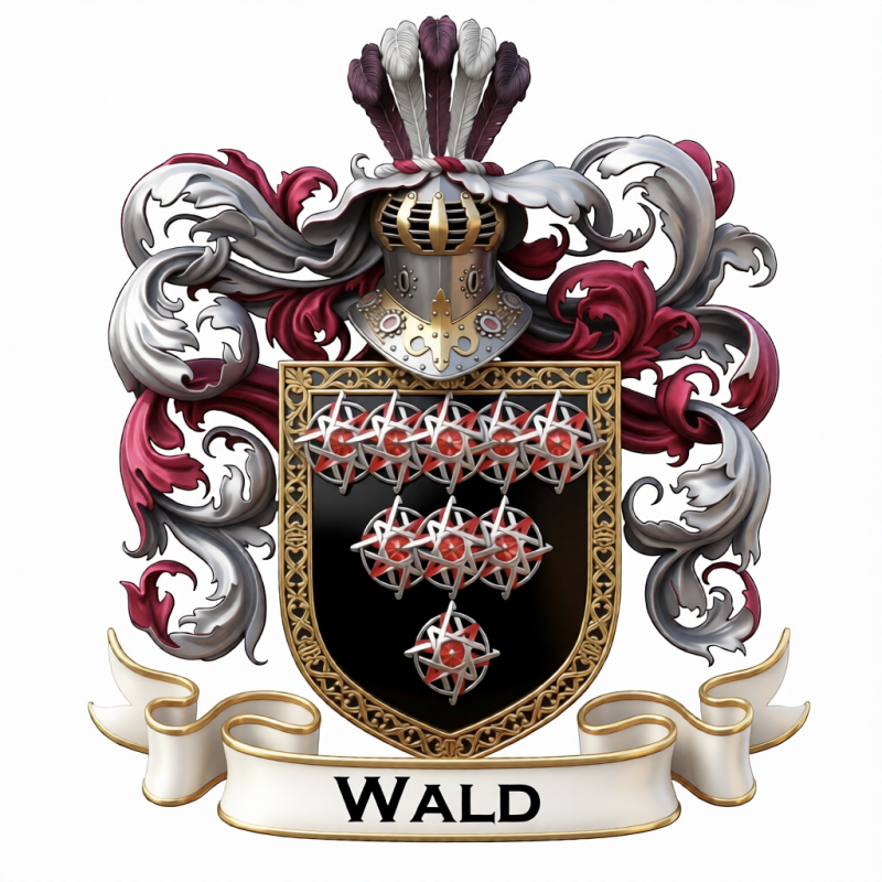 Wald Family Crest - 4
