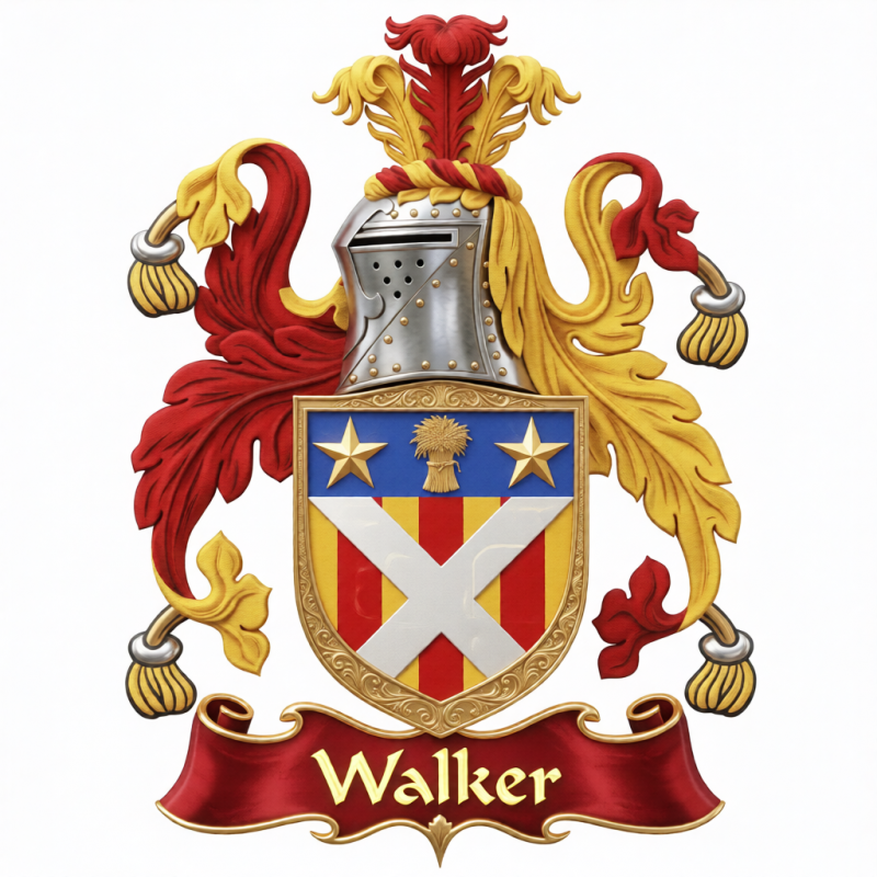 Walker Family Crest - 3
