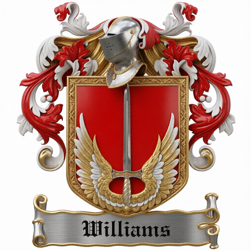Williams Family Crest - Ireland - 2
