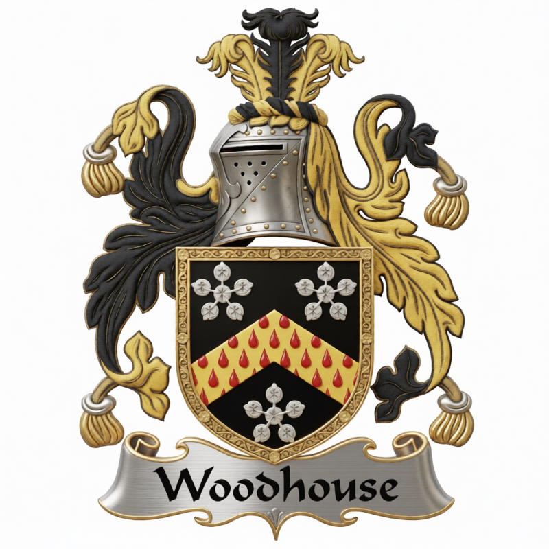Woodhouse Family Crest - 3
