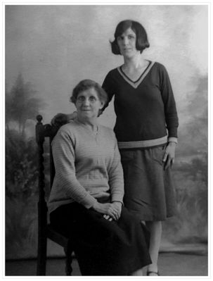 Ann Rebecca Grosvenor with Violet 
